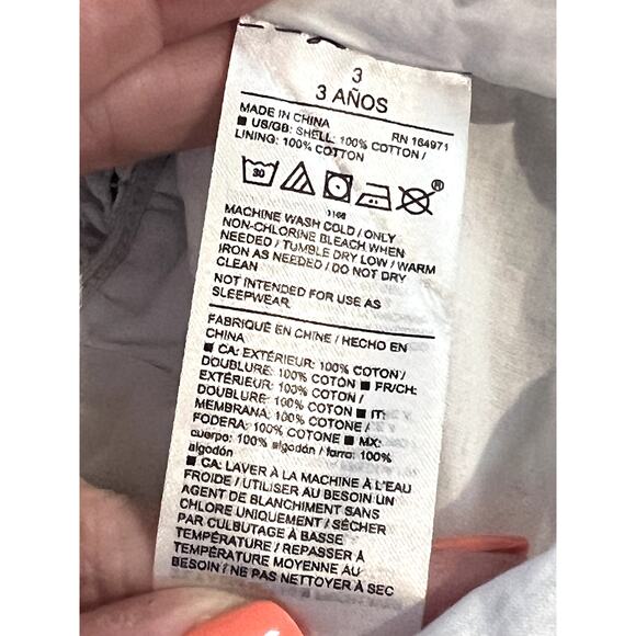 Janie and Jack Hailey Floral Skirt Size 3 Excellent condition - Picture 6 of 6